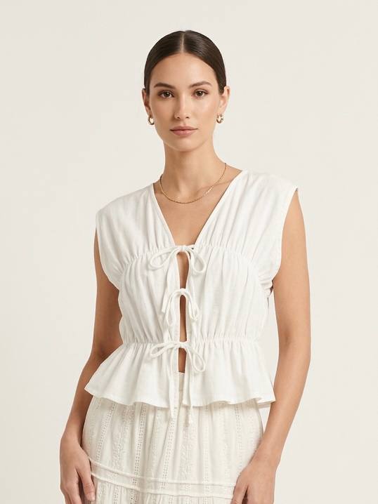 FS2533 - Tie Front Top