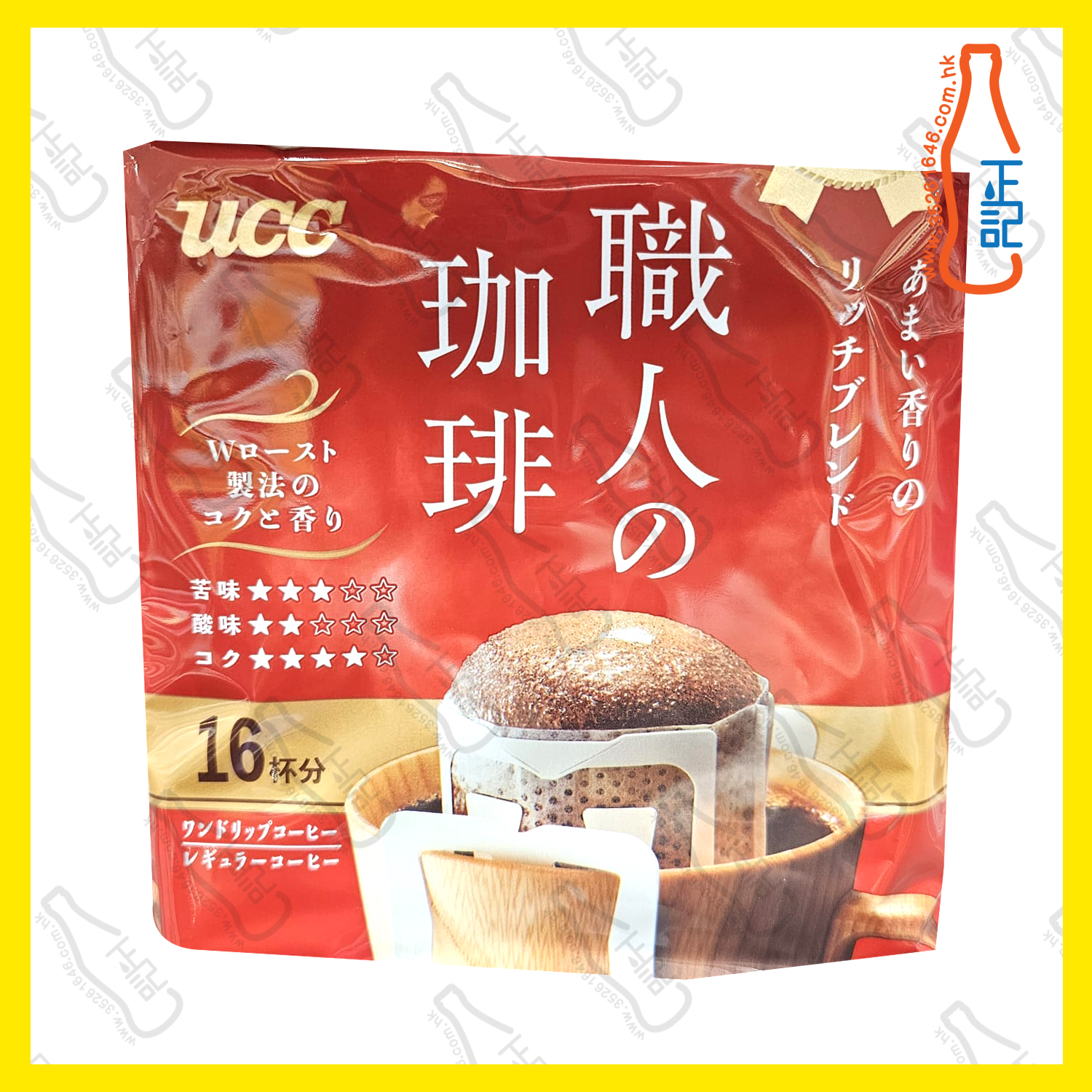 ==UCC 濾滴掛耳式咖啡-方醇 / 包