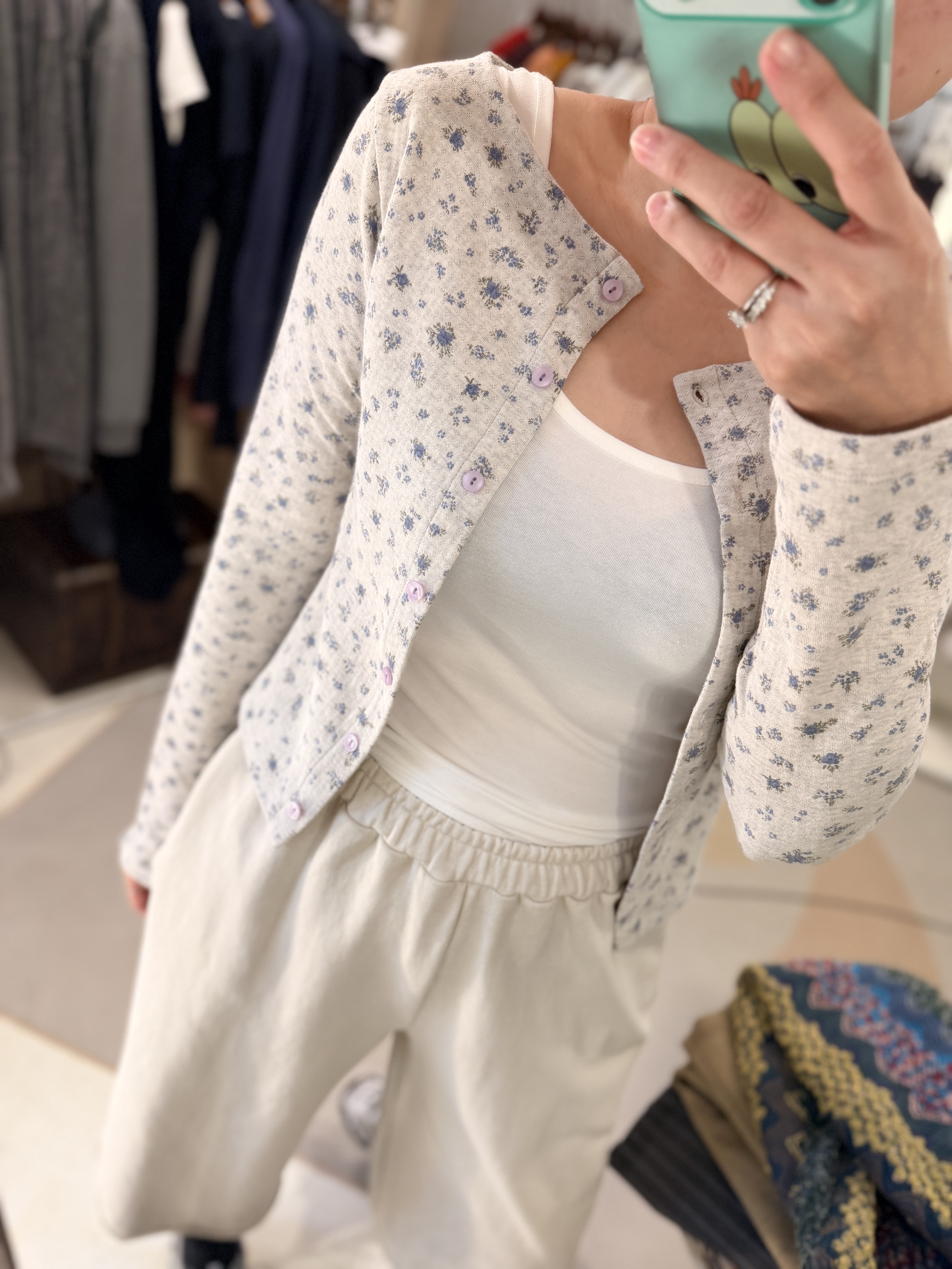 Vintage flower cardigan