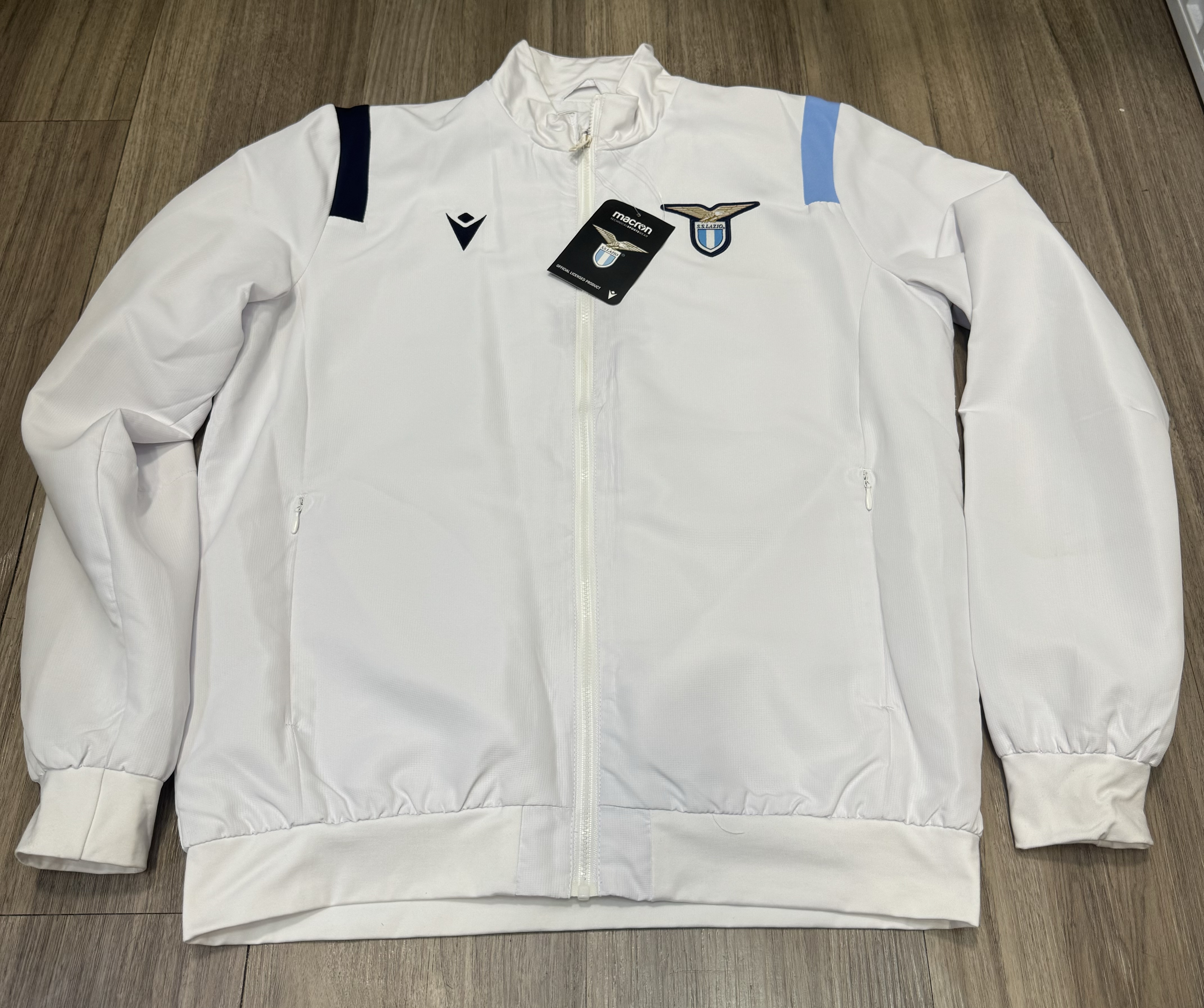 Lazio macron light jacket (Bnwt)