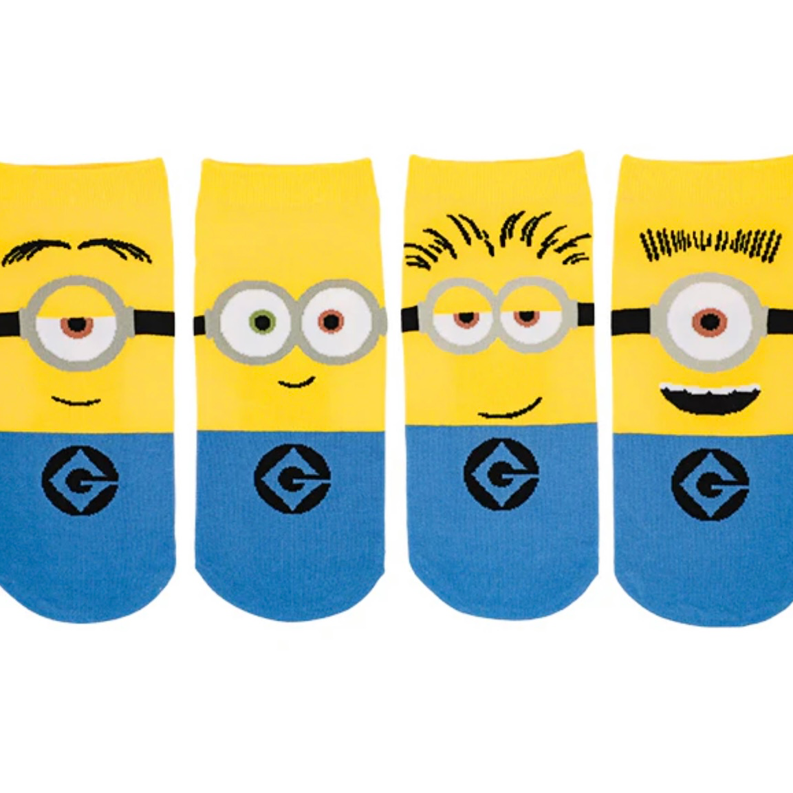 Minion Socks Set (2 pairs)