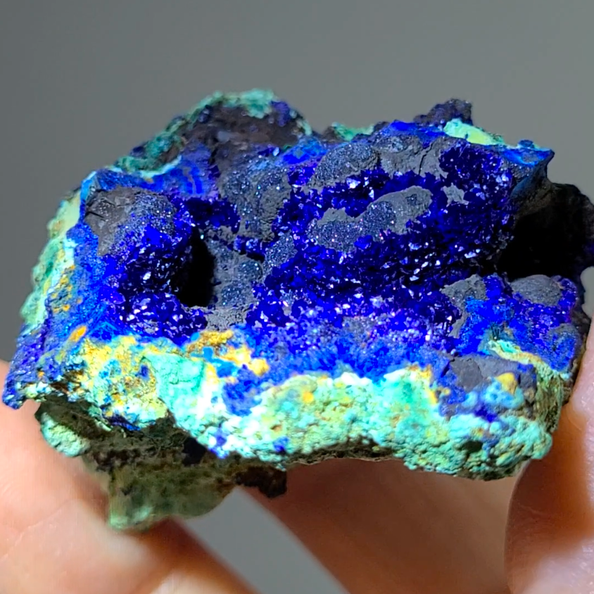 Azurite malachite chrysocolla cluster - AZ9