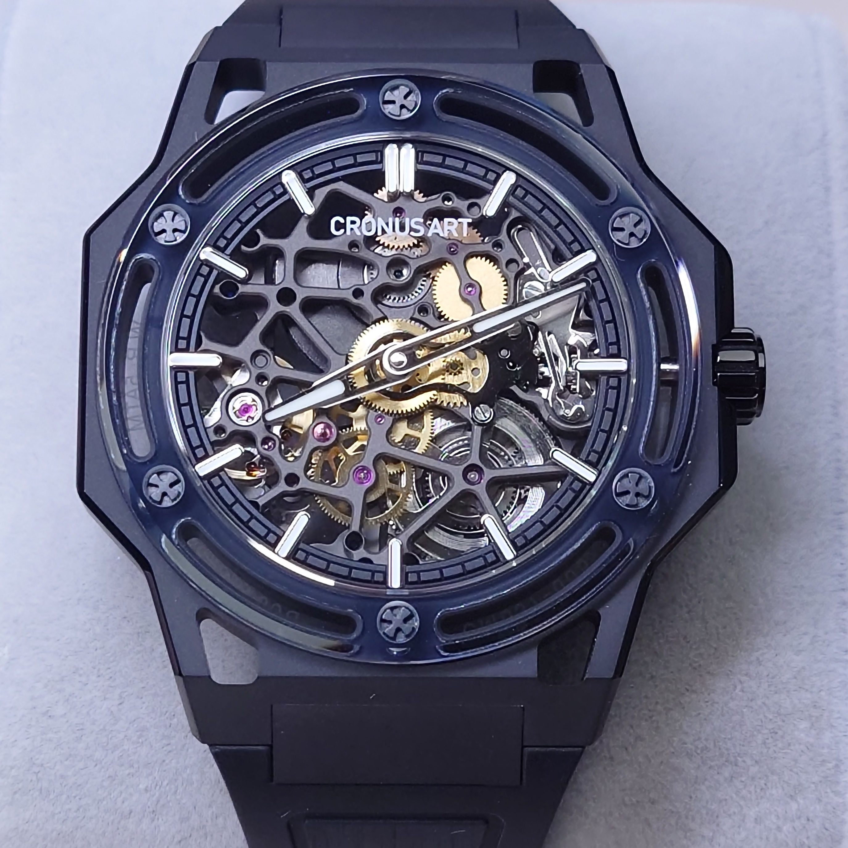 Cronus Art 探險者珍珠陀機械表 Black