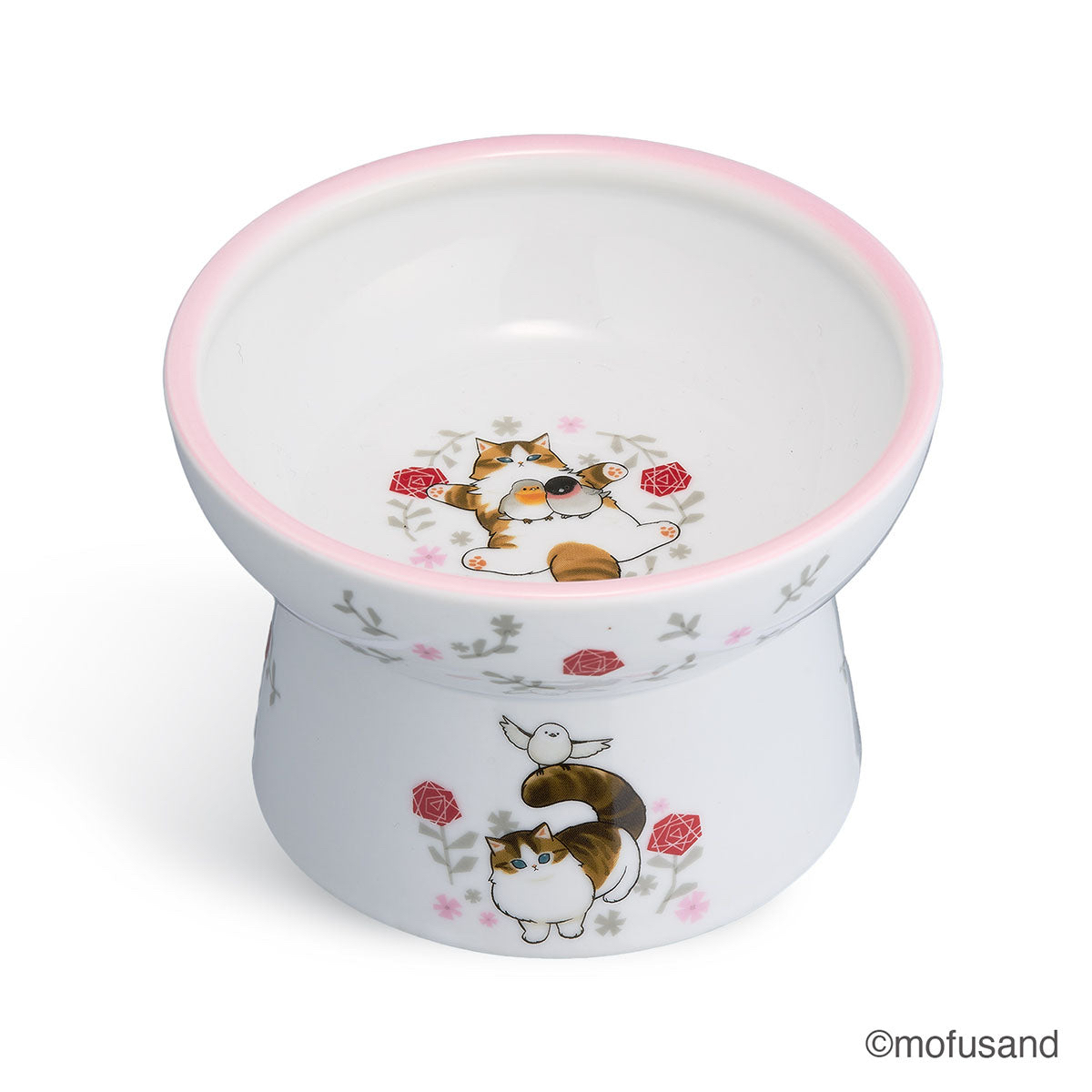 🎀【預訂】mofusand x 貓壱陶瓷貓糧碗