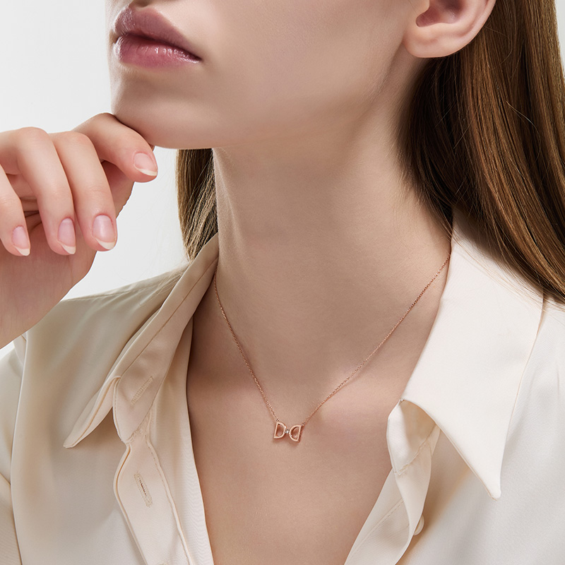 DIDIER DUBOT Miss Doux 鑽石頸鏈 (JDRNRXF014S)