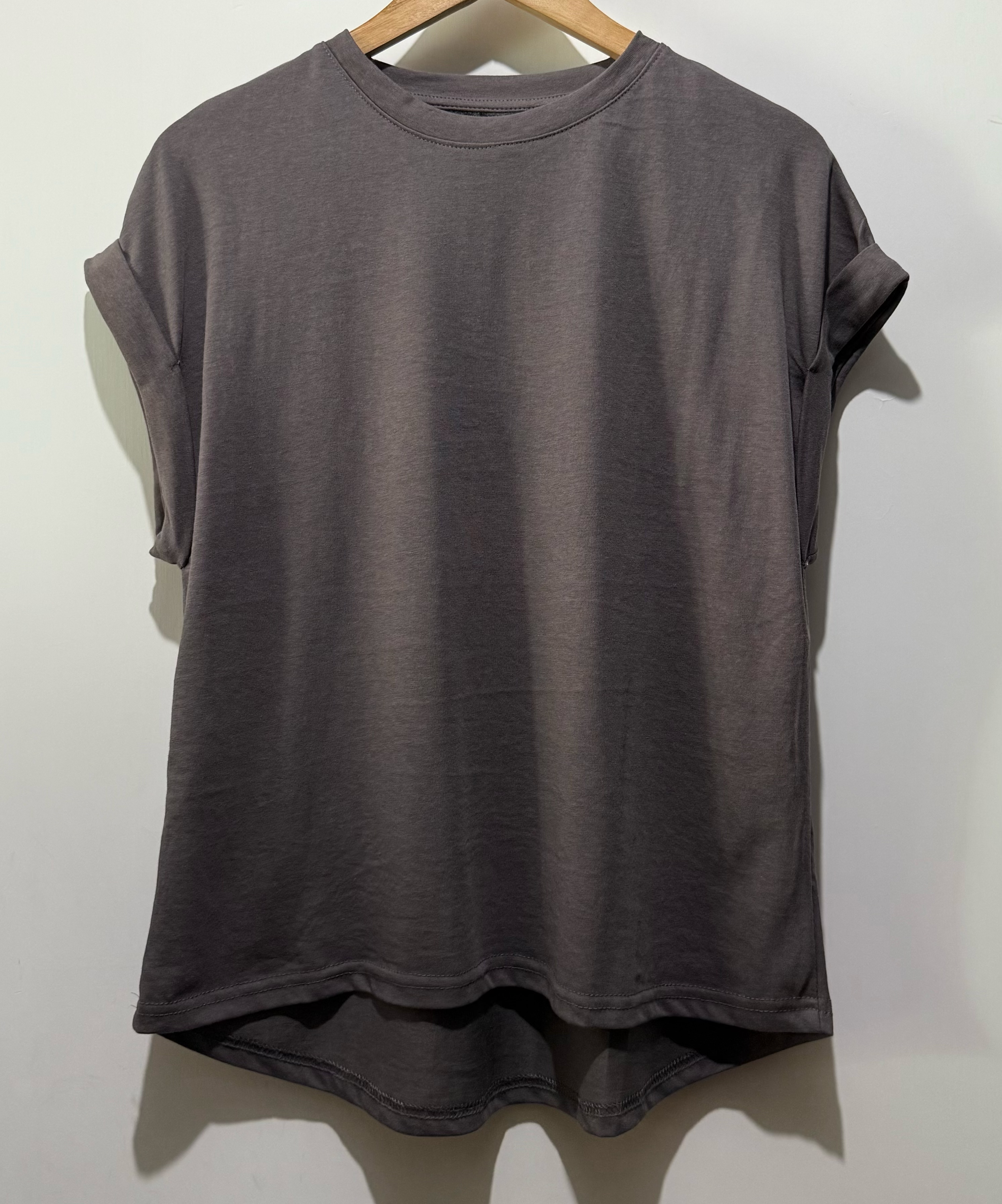 #2090 淨色全棉Top