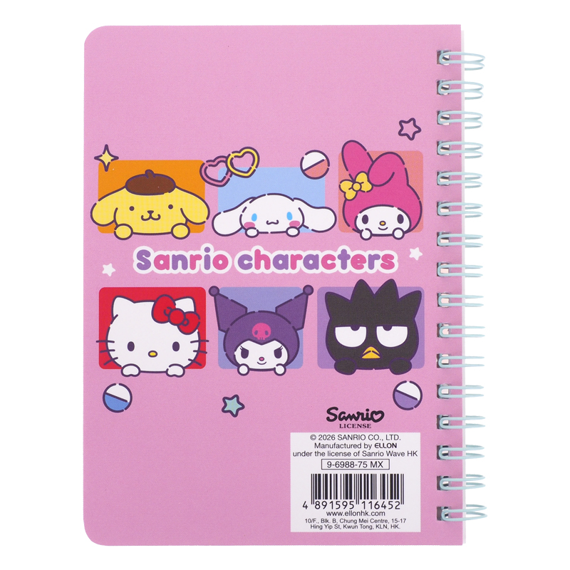 Mix Characters Mini Wire-O Notebook 線圈簿
