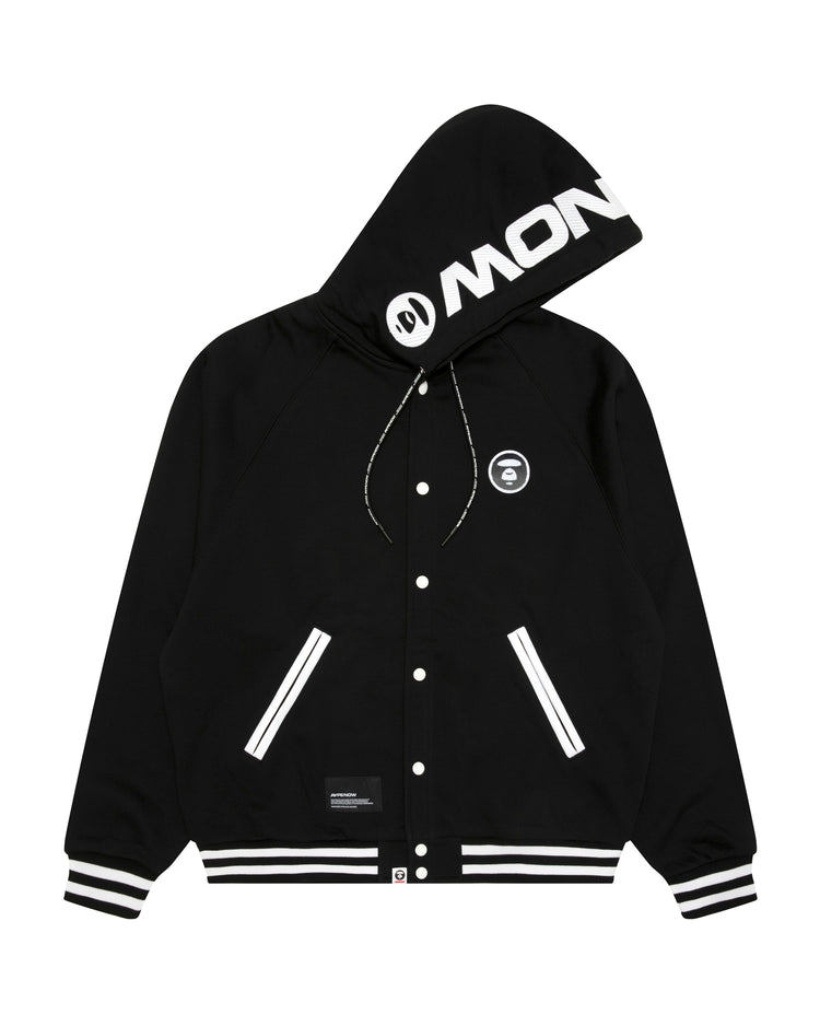 AAPENOW Moonface zip up sweater (D382XXR)