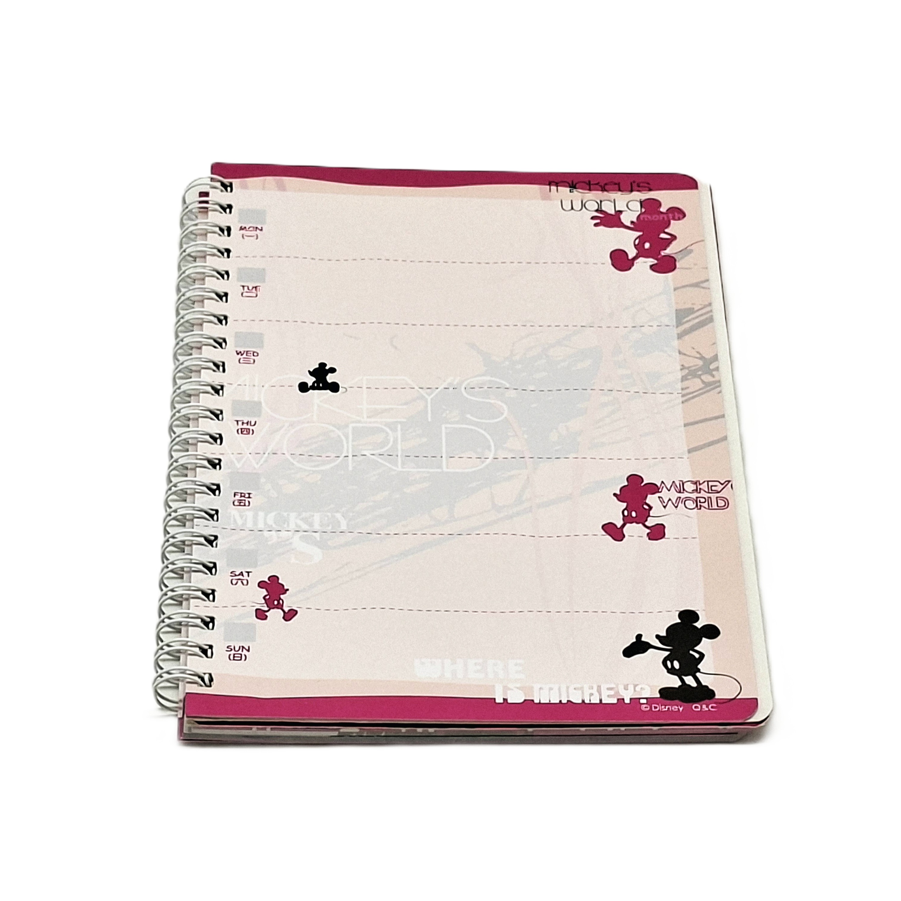 52頁 活頁週計劃本 Mickey Mouse  (DPMC-326D)