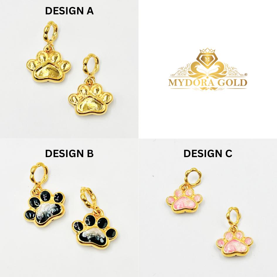 MYDORA Charm Comel Paw Print (5G) l EMAS 916/22K