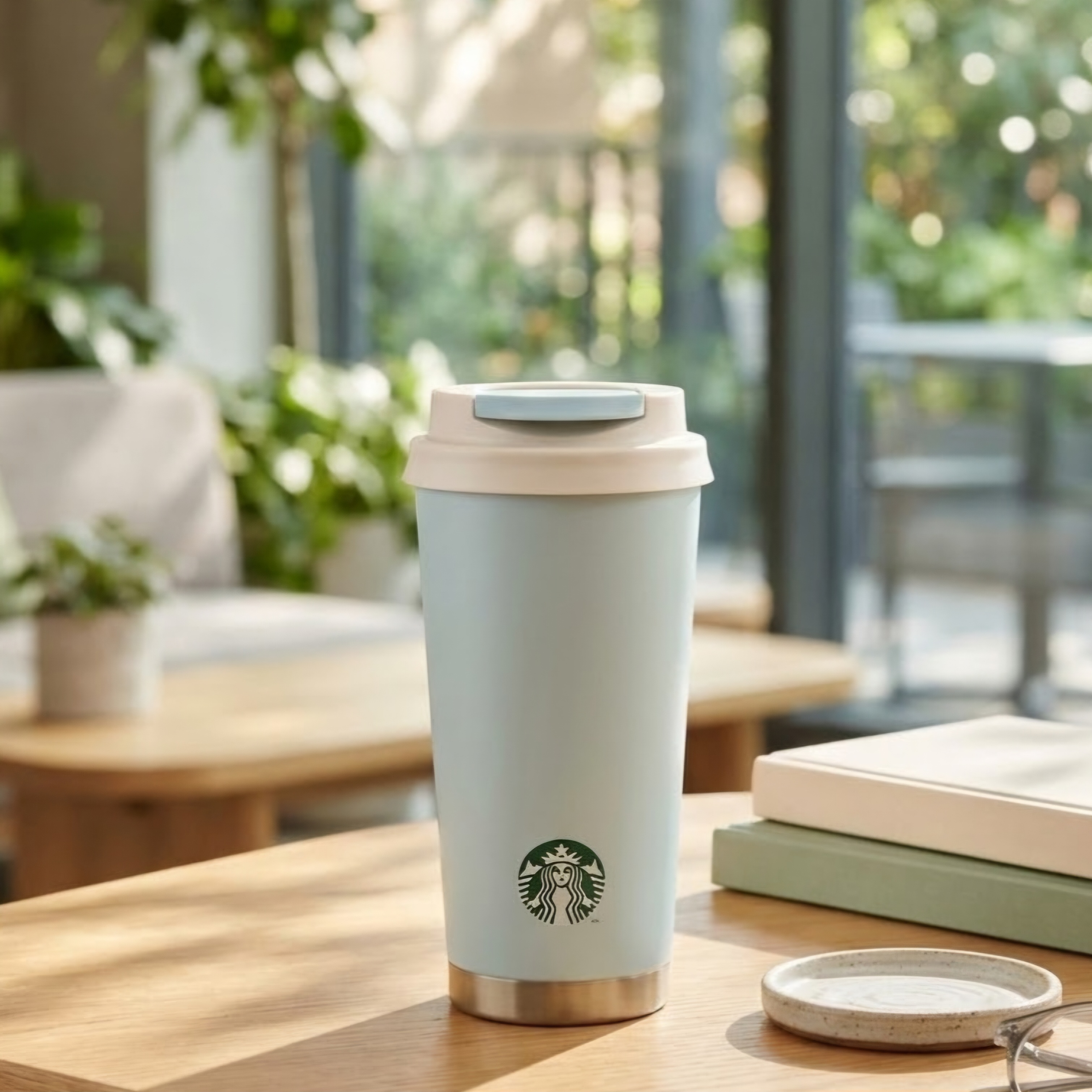 《日本 🇯🇵 STARBUCKS Brighten Up Your Days 系列》TOGO 不鏽鋼保溫杯 薄荷綠 473ml