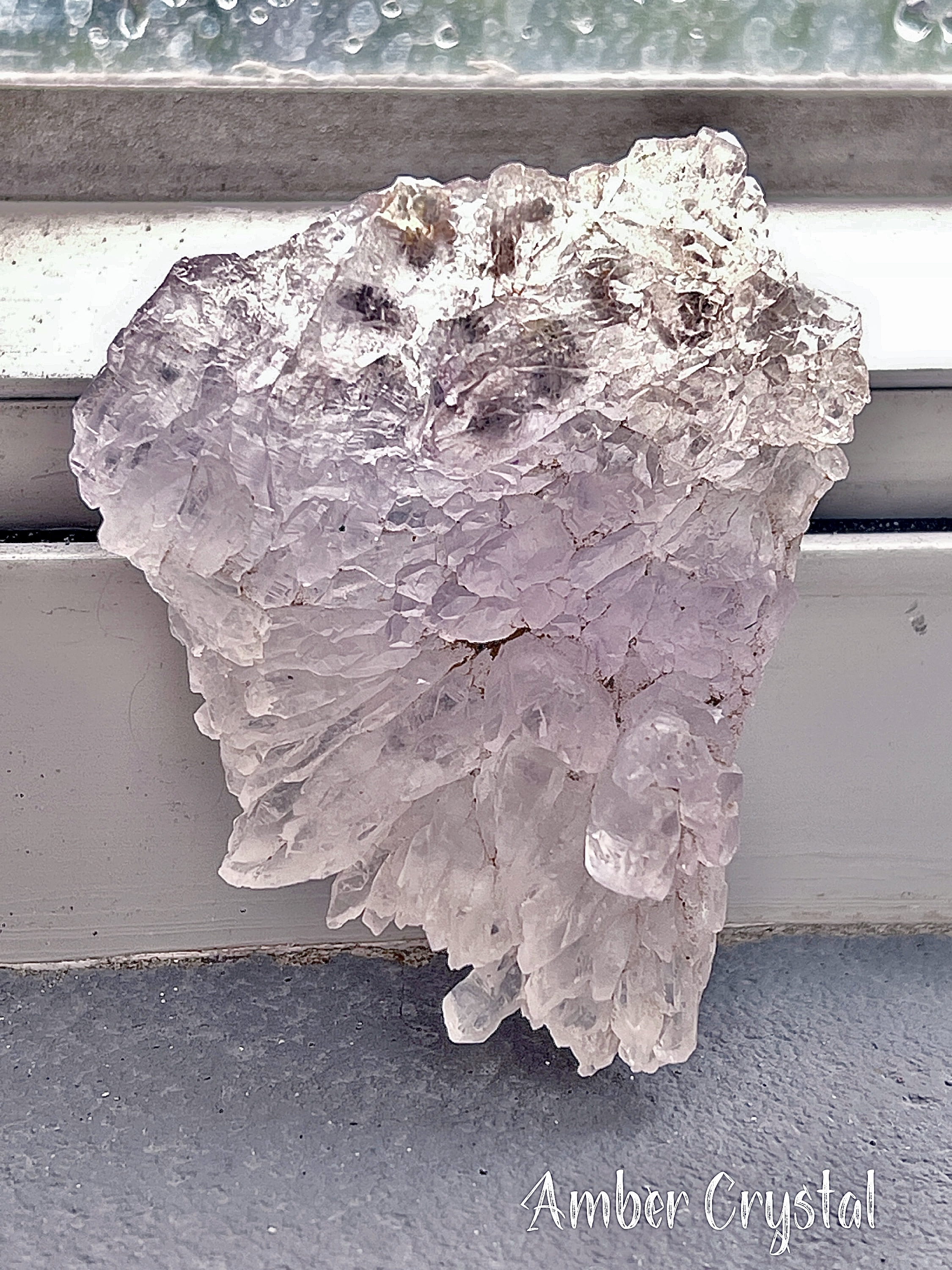 白水晶綠簾石 white crystal x epidote