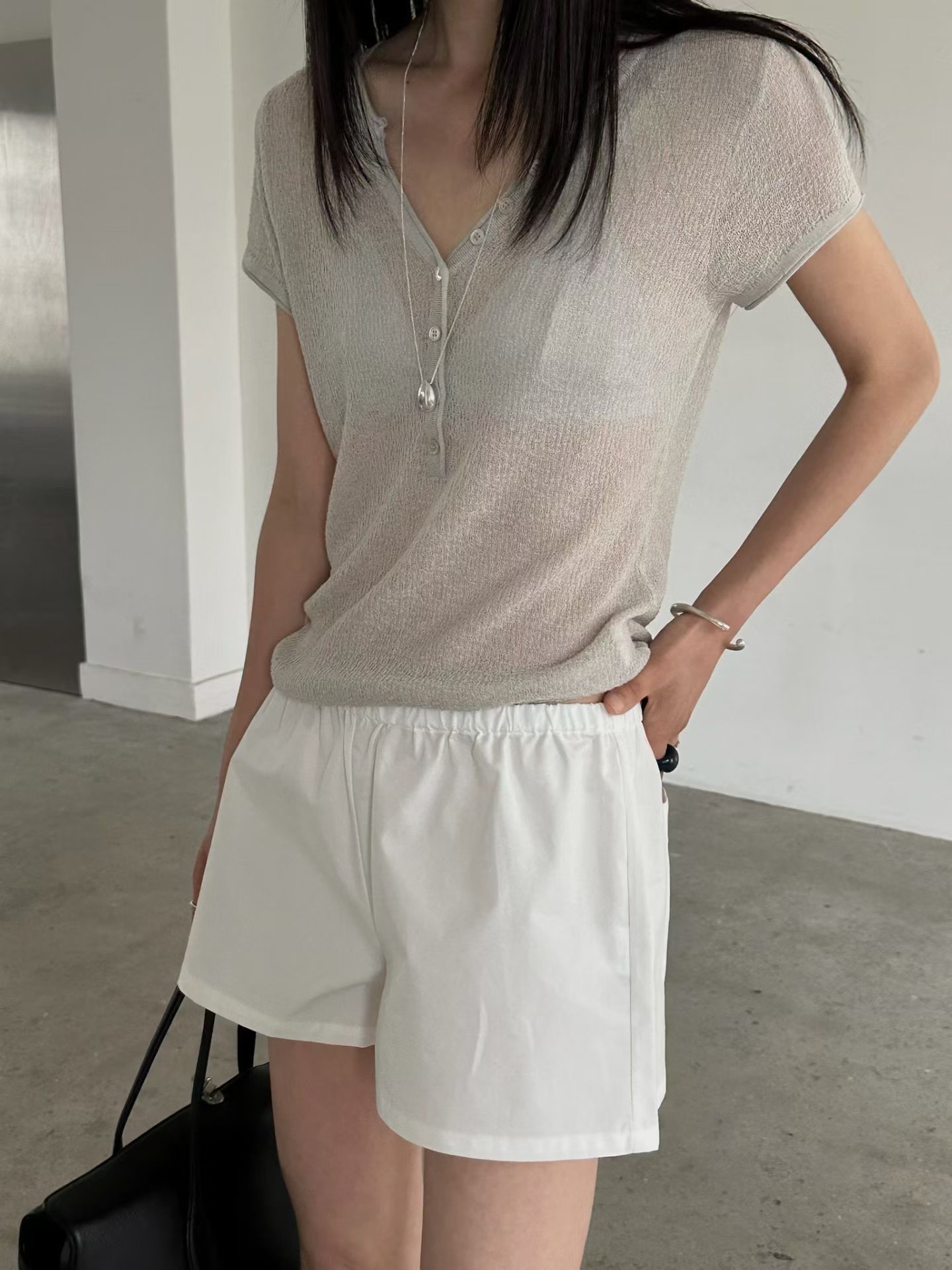 See-though top