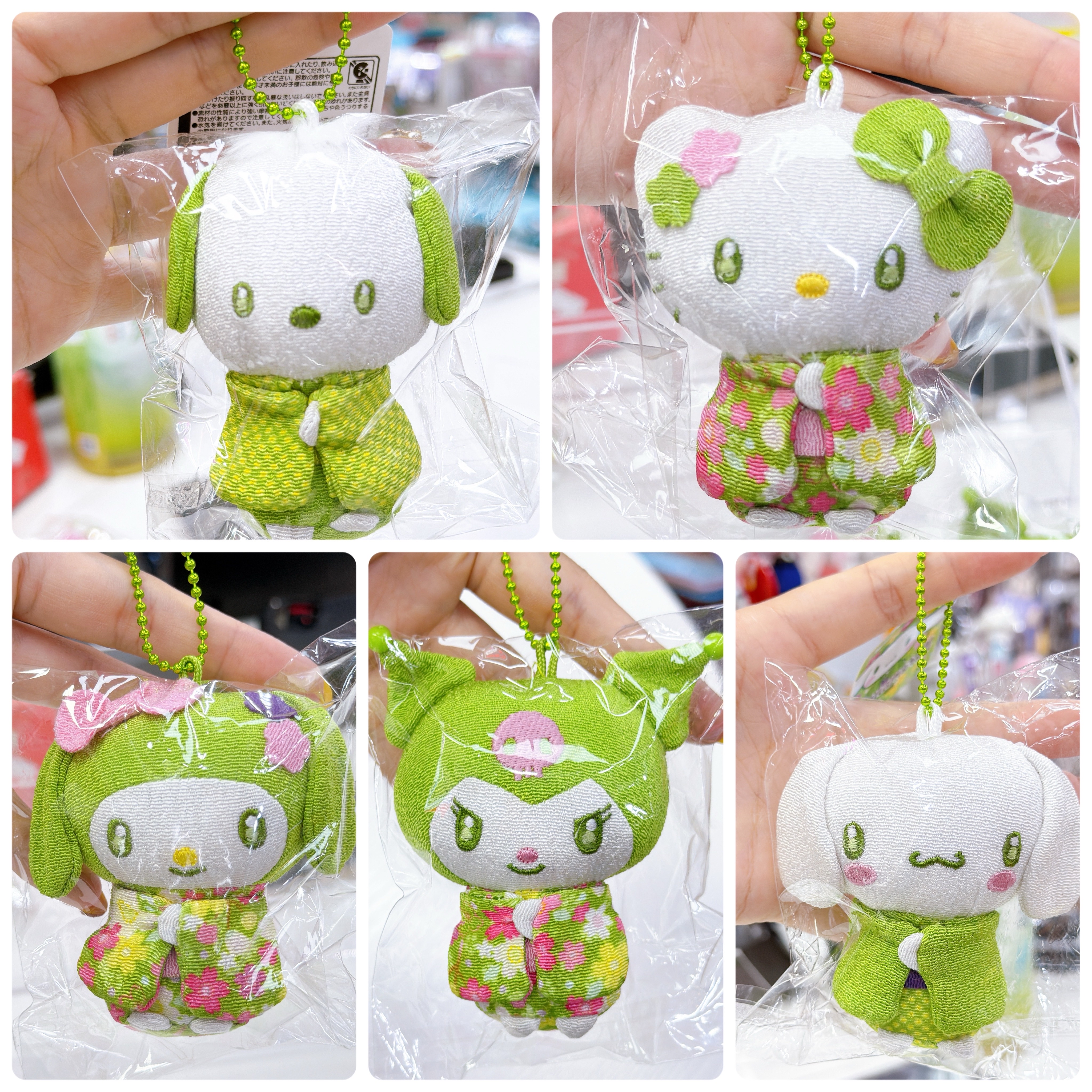 日本直送Sanrio 綠茶系列公仔掛飾