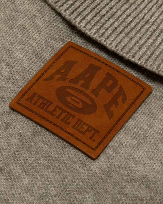 AAPE Moonface knit polo sweatshirt (E335XXR)