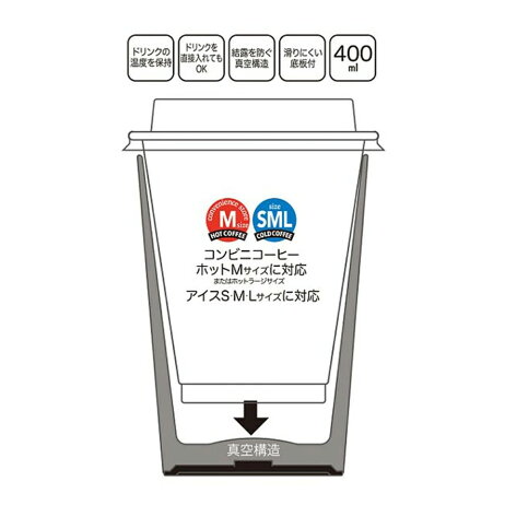 🆕【⭐訂購⭐】🌀 🇯🇵 日本直送 #Skater 不鏽鋼保溫杯 (400ML)🌀 [PLFD-0013] [260713]