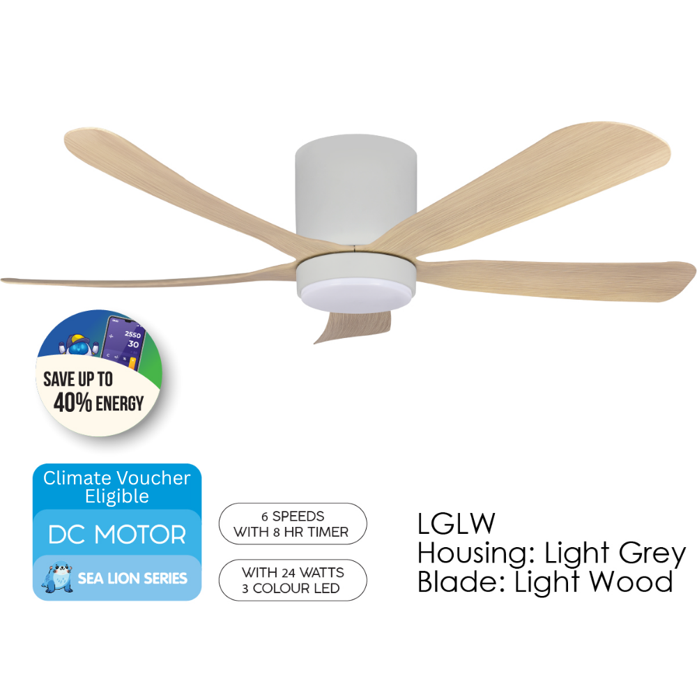 iFan 48/56in DC Motor Ceiling Fan 6 Speed Selection (IF8556) RU