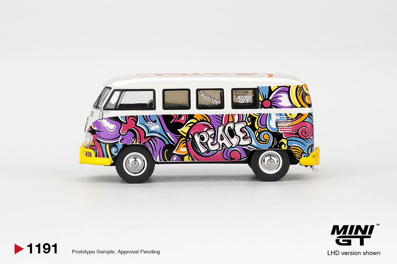 Mini GT 1/64 Volkswagen T1 Microbus Mizu Design - MGT01191-L