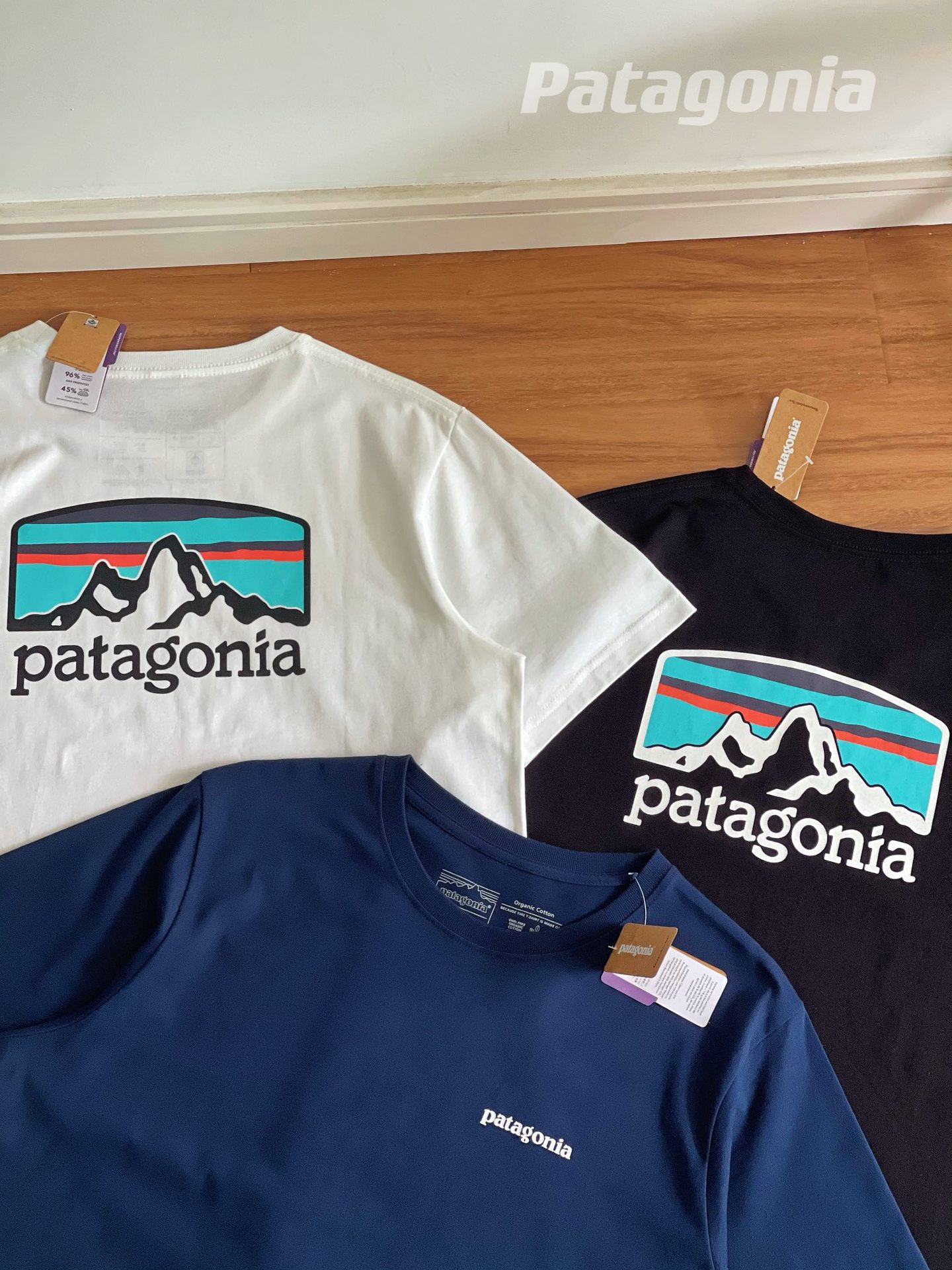 預訂 Pata gonia雪山脈環保系列Organic短袖Tee