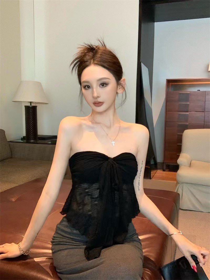 4615“ Sweet & Cool Lace Top”甜酷蕾丝抹胸