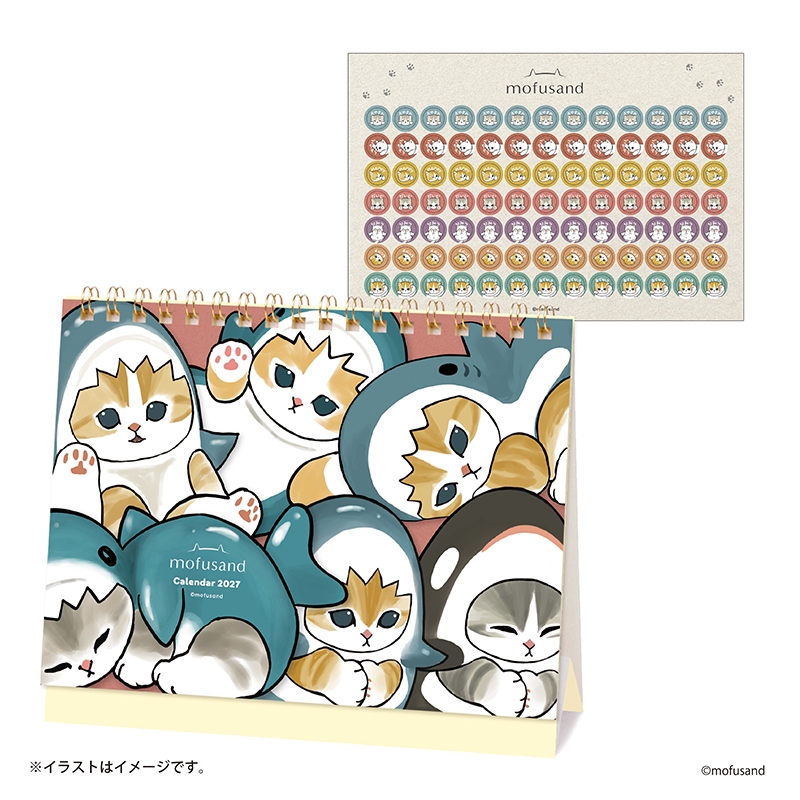 🌸 【預訂】2027年桌曆-MOFUSAND 2/10新品