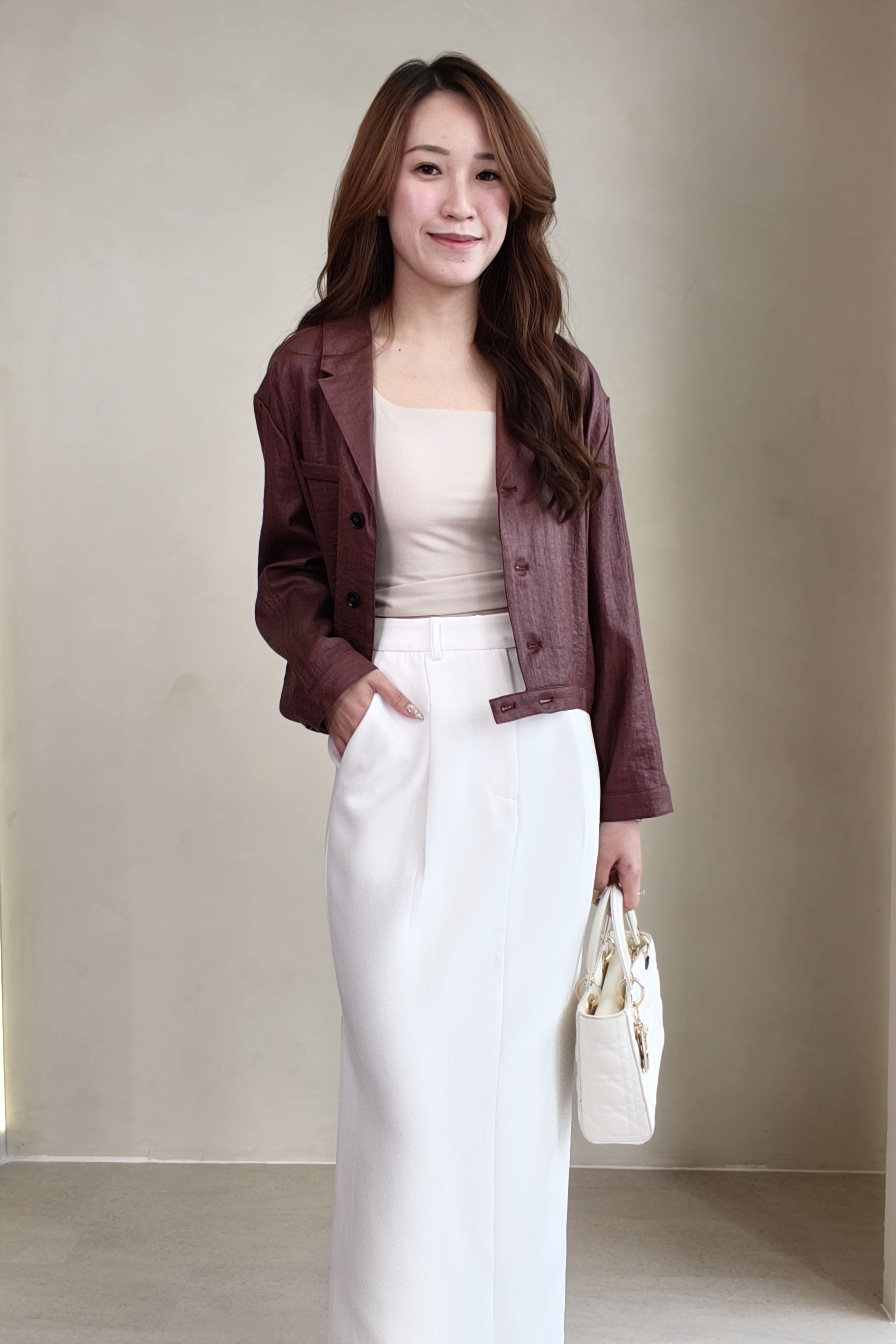 CS1381 Avery Tailored Column Skirt 