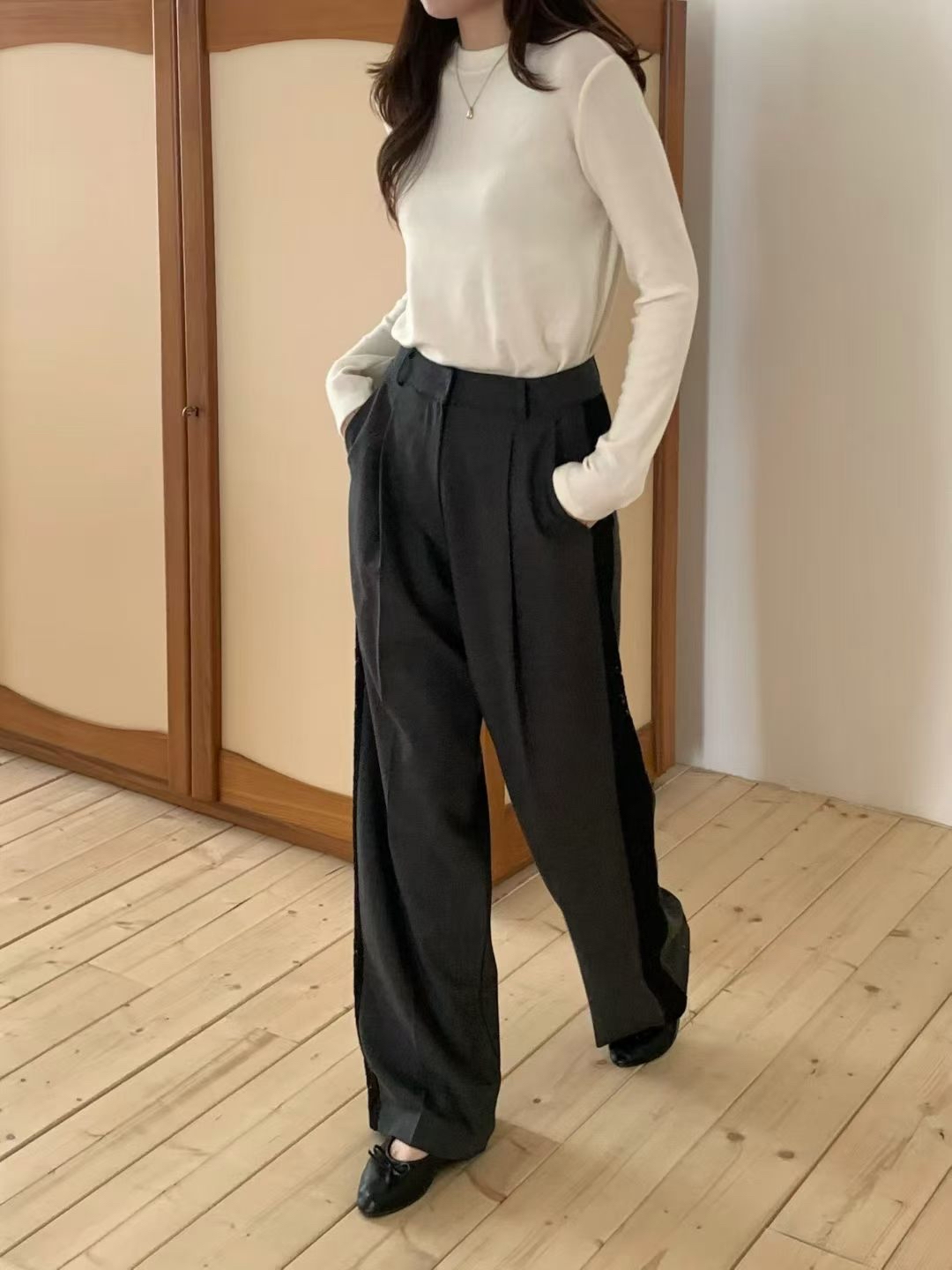 RoundNeck wool basic tee