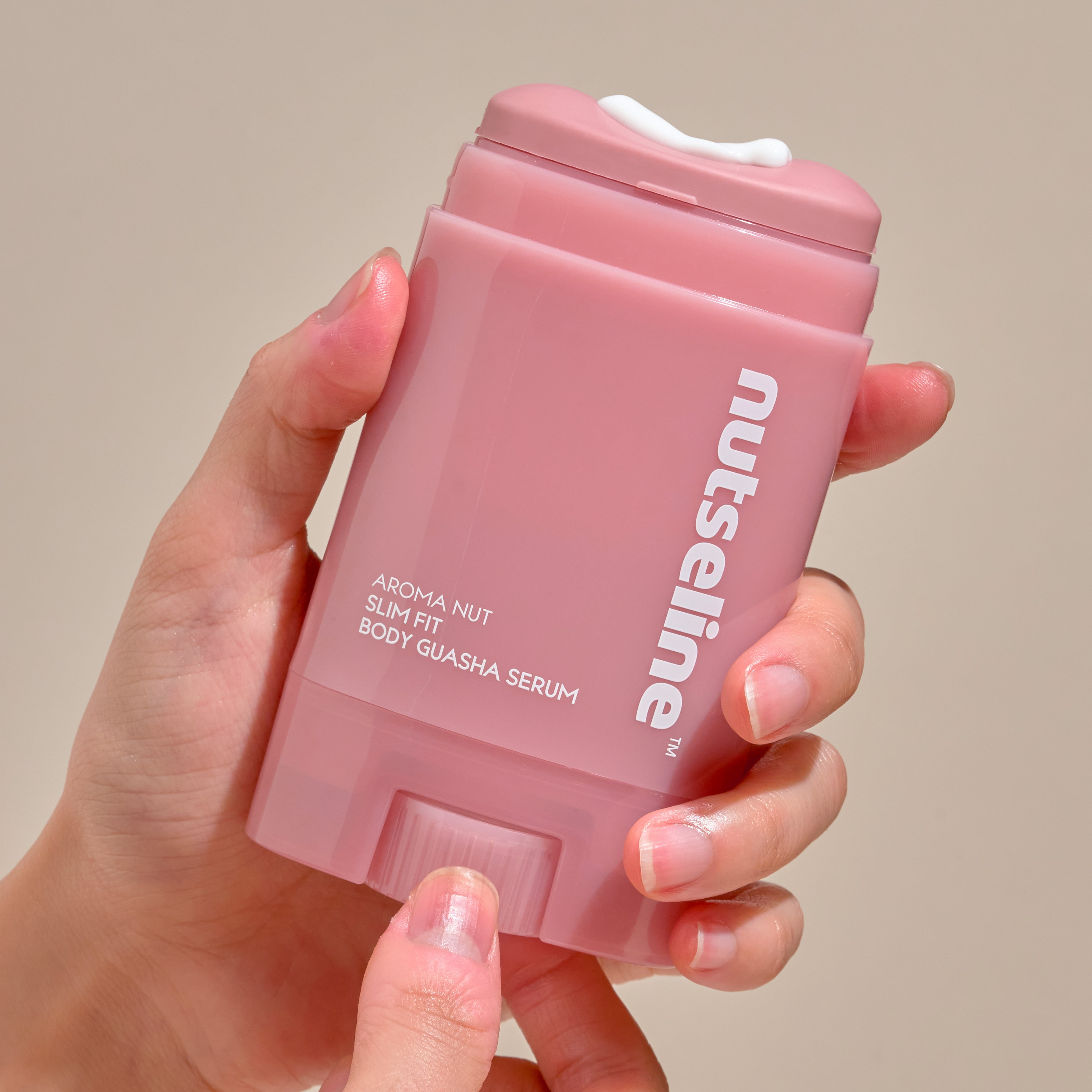 nutseline Aroma Nut Slim Fit Body Guasha Serum 香氛堅果緊致纖體刮痧精華 60ml | 緊致線條 改善橘皮 精華刮痧二合一