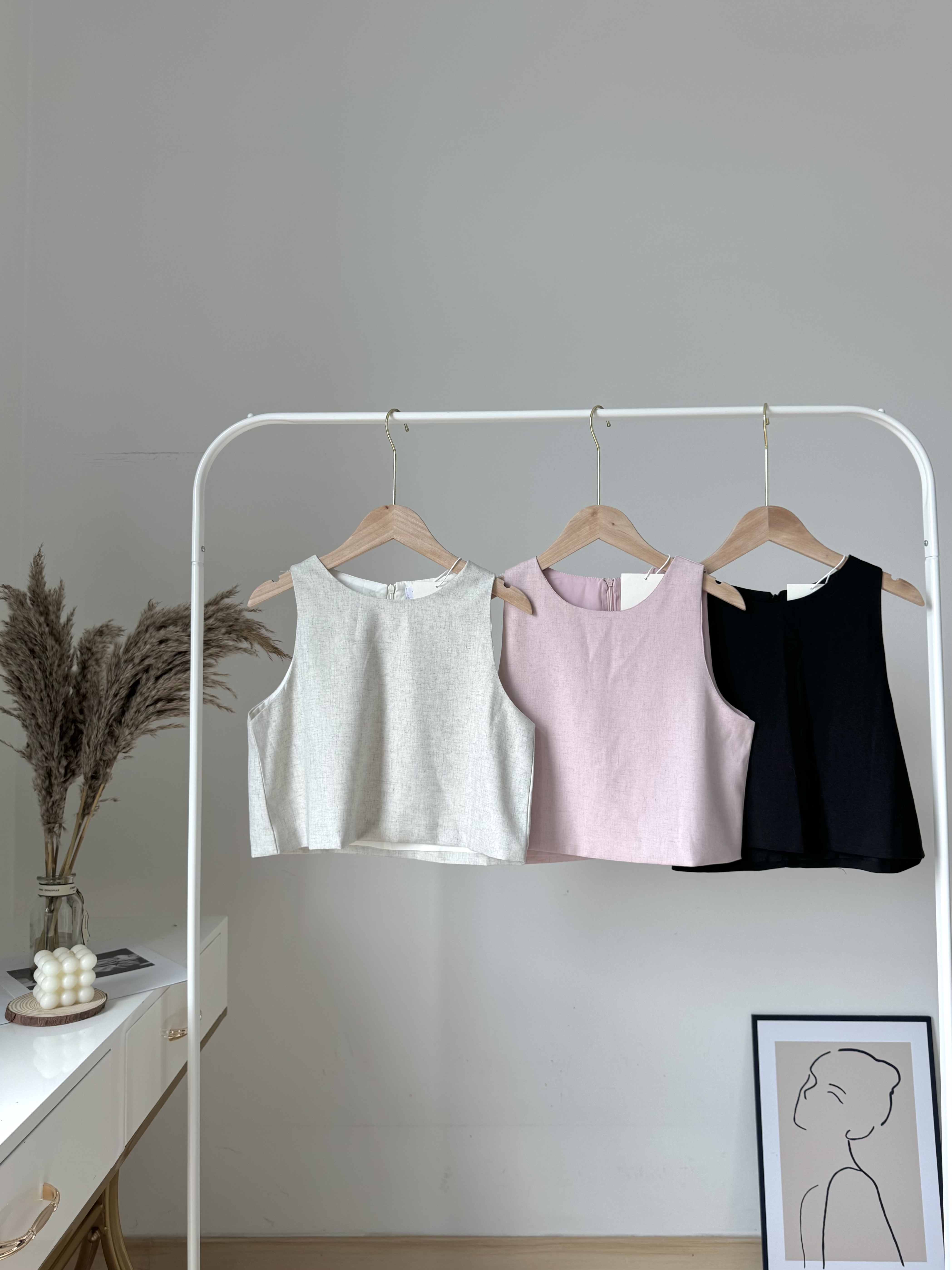 Jolie Suit Top 背心式西装上衣（ 3 Colours )