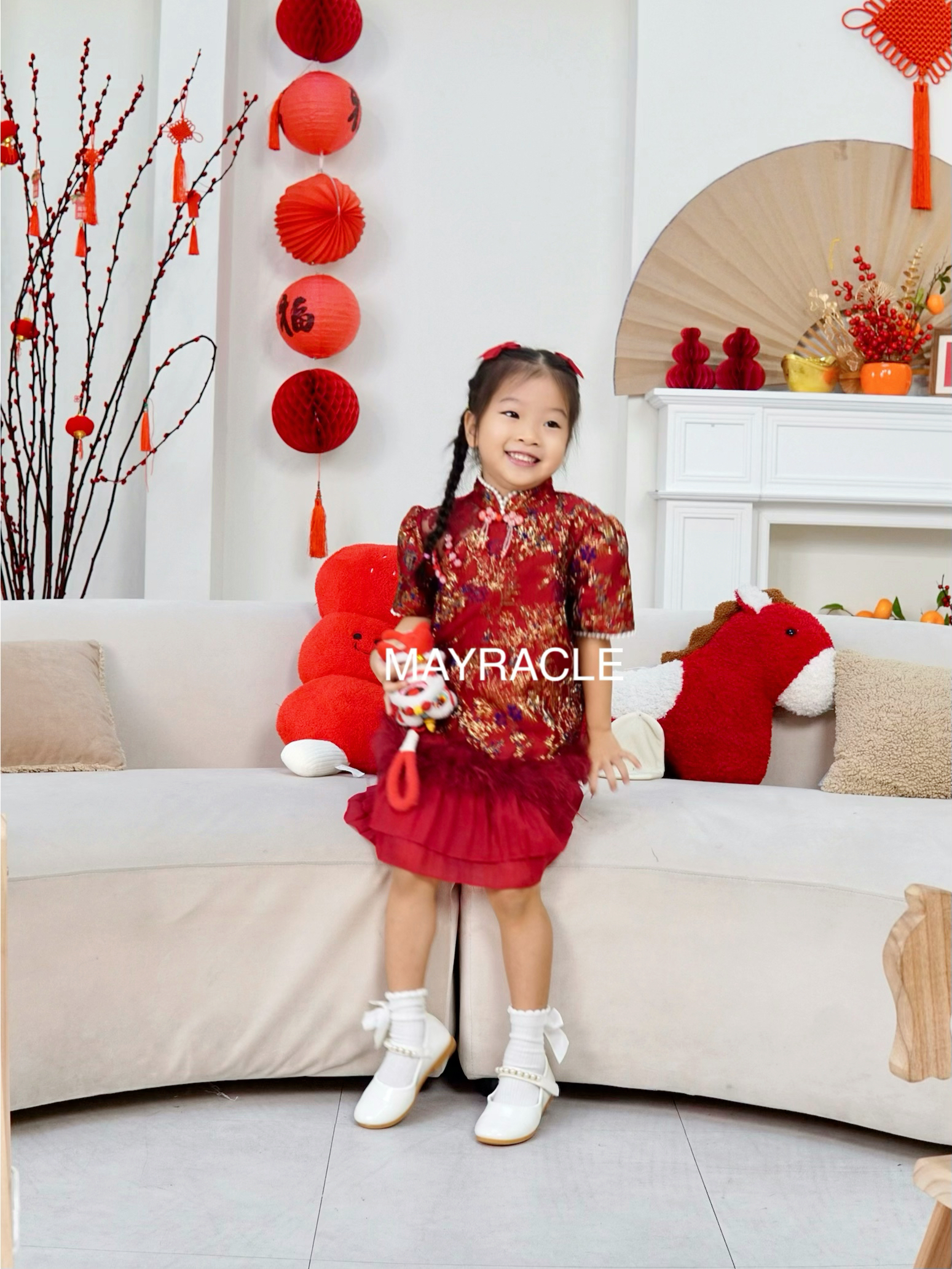 [PRE-ORDER] CNY 2027 Ji (吉) Girl Cheongsam