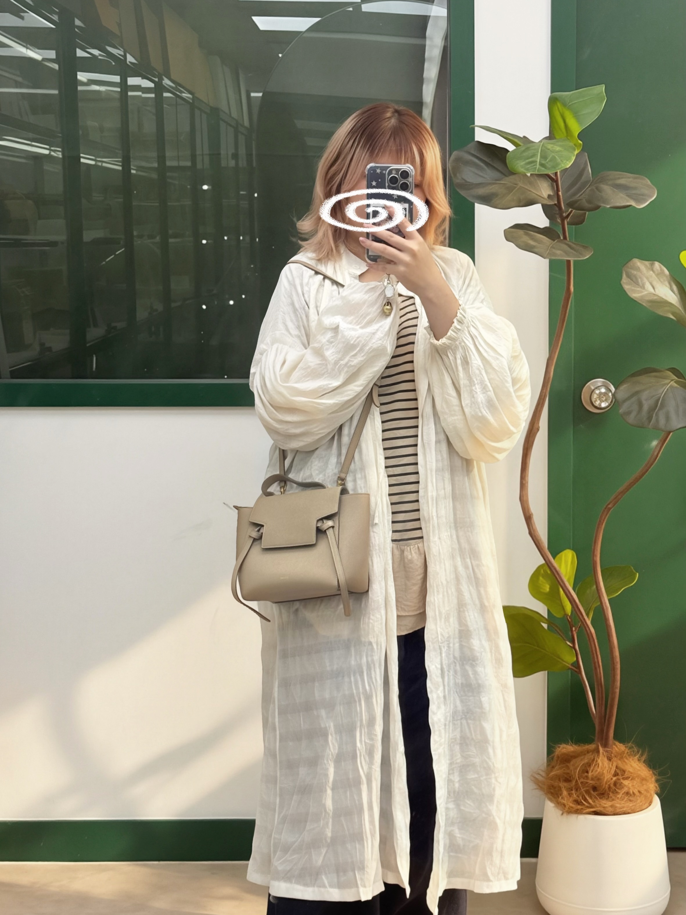 Celine👜 PRE OWNED 🛍️奶茶色belt bag 有塵袋🤎