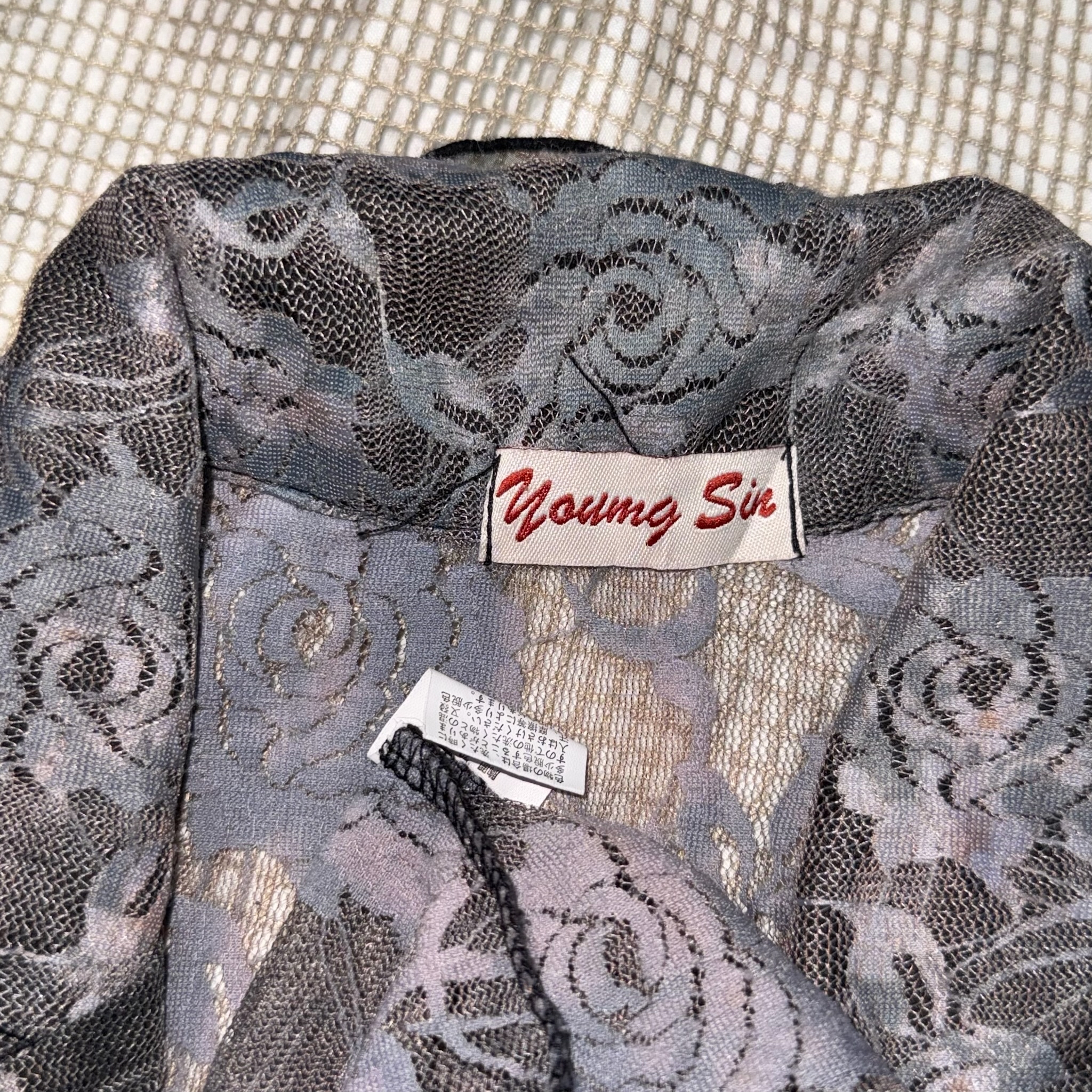 Vintage Rose Young Sin Lace Blazer