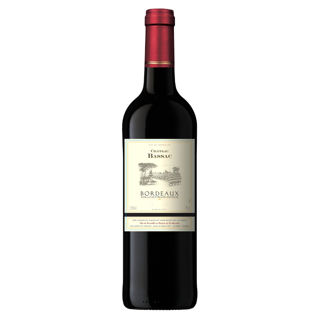 巴薩克古堡 B&G法國紅酒 2022  Chateau Bassac Bordeaux 2022 FRANCE 12.5% - 13% 750ml