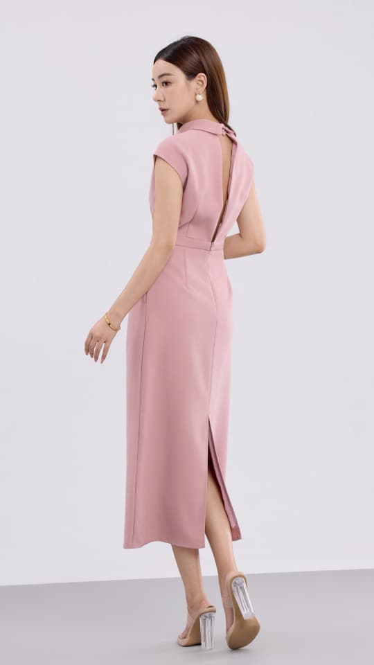 14241328 Aurora Open-Back Elegance Dress