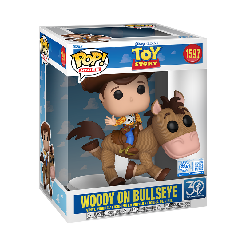 📦訂購 美國代購 Funko POP! Disney Toy Story Rides Deluxe Woody on Bullseye (30th Anniversary) Figure 反斗奇兵 胡迪與小馬紅心 模型