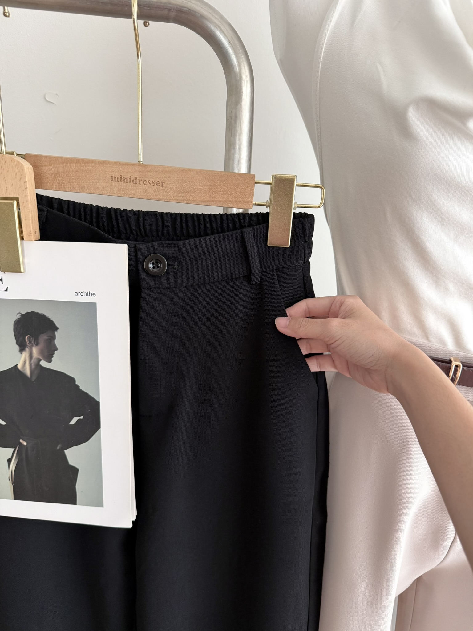 Joice Suit Pants | Black