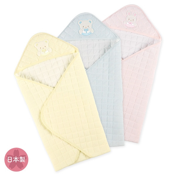 🇯🇵預訂 日本直送🇯🇵日本製三色動物圖案包被襁褓