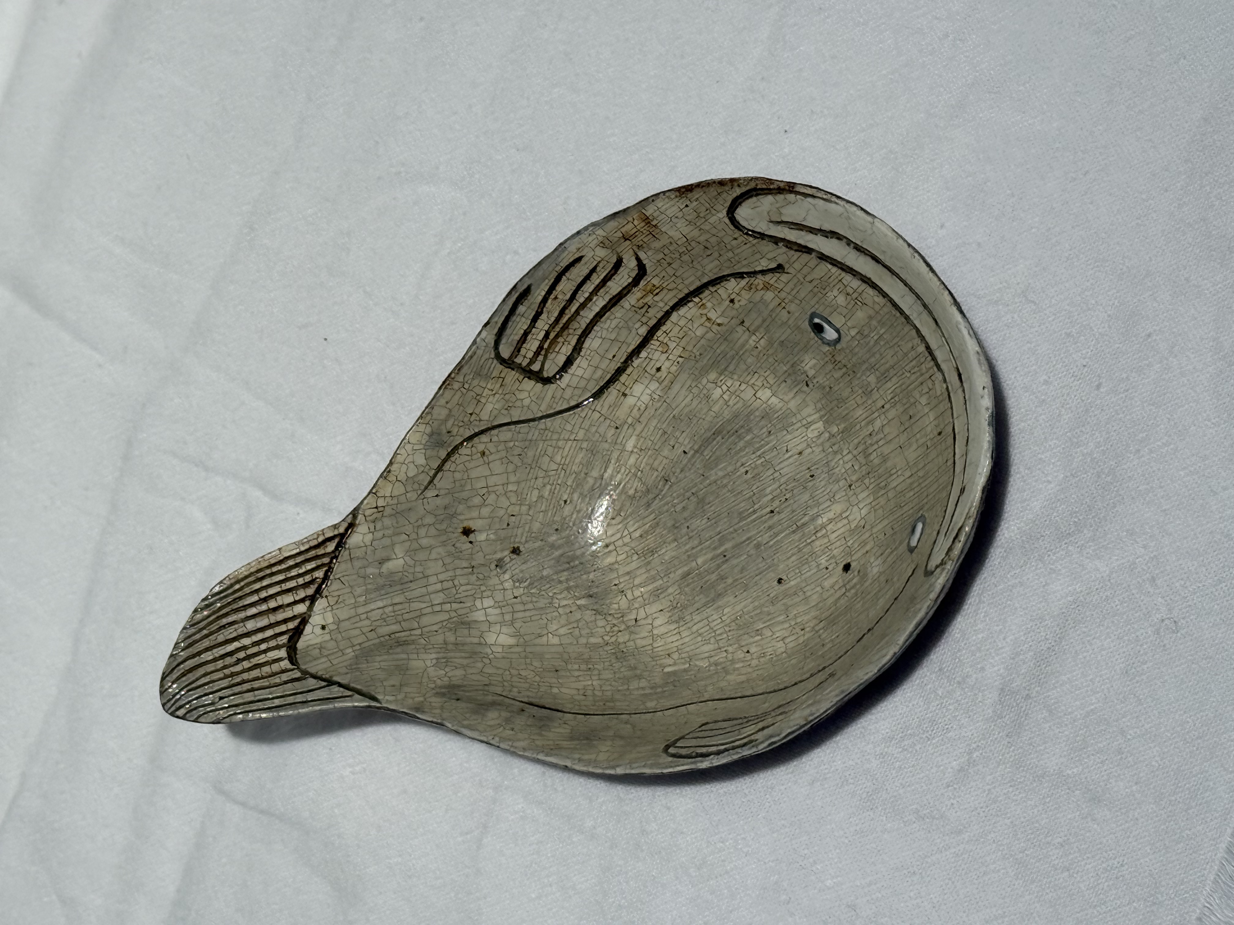 中御門雅弘 大嘴魚小碟 小皿 小料碟 