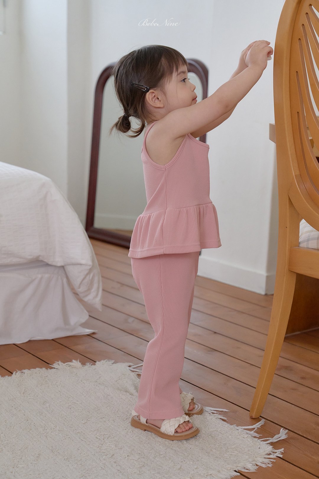 ☀️預訂 韓國直送☀️🇰🇷Bebenine三色荷葉邊下擺吊帶背心上下套裝