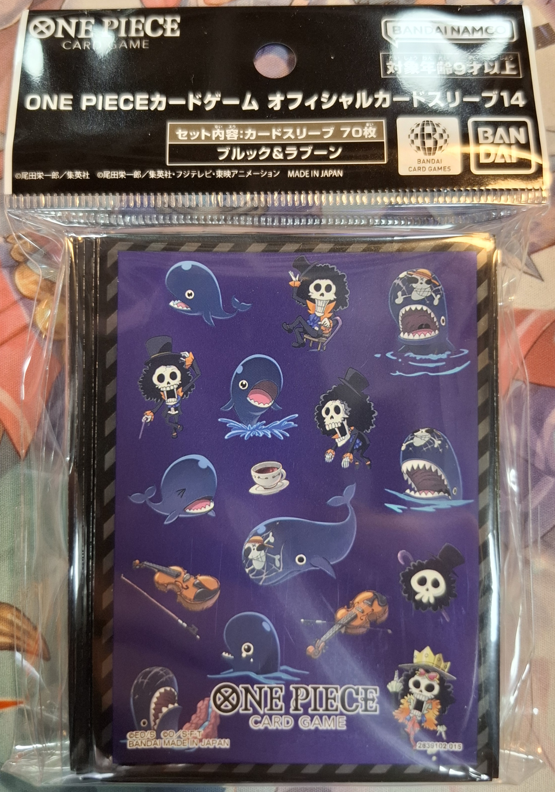 ONE PIECE CARD GAME 卡套 14「ブルック＆ラブーン」 海賊王卡牌遊戲 卡套 14“布魯克與拉布”