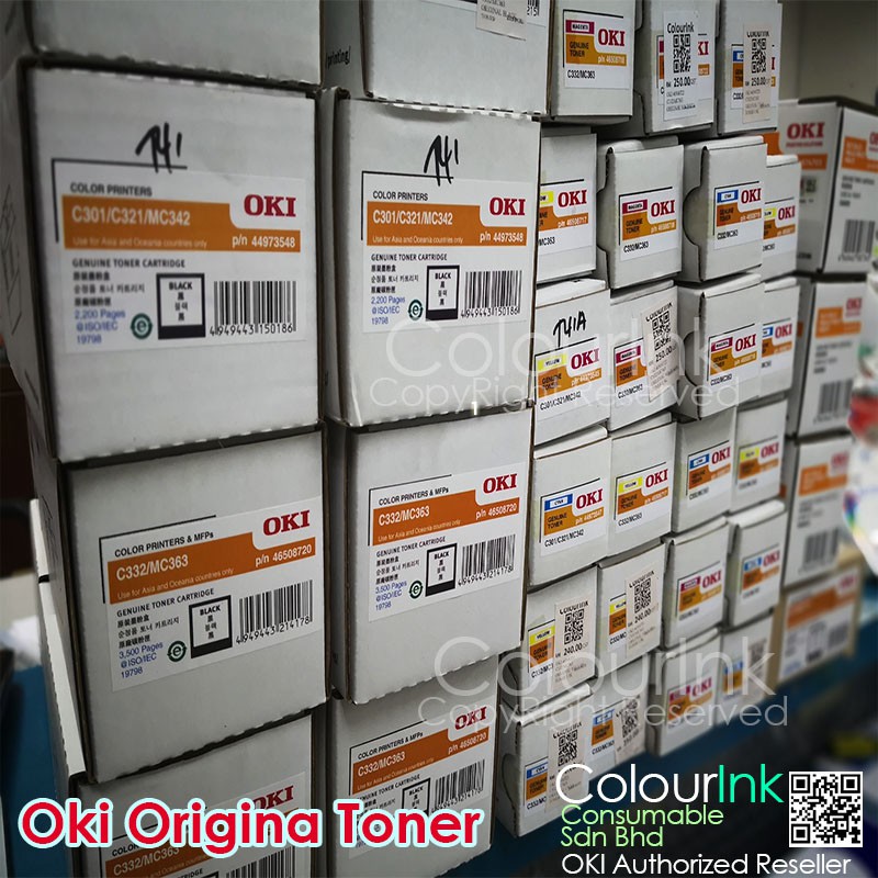 💢CLEAR STOCK 💢OKI Original Genuine Toner (44973548,44973547,44973546,44973545) 2.2K C301dn C321dn