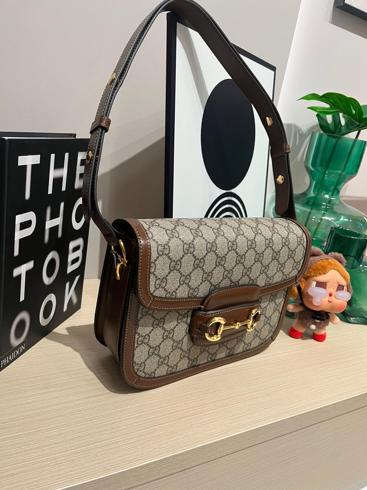 Gucci 1955 horsebit bag classic 100%Authentic,99%new  ✅收據✅dust bag✅booklet ✨專門店售價$25,500📣 