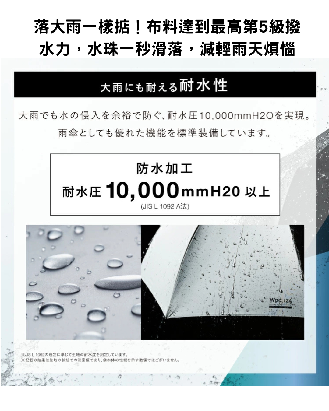日本代購【 日本直送  Wpc. IZA 極強抗風 100%遮光降溫 晴雨 兩用 手動  縮骨傘 | 縮骨遮 |  Wind Resistance 100% Shading Umbrella 】﻿