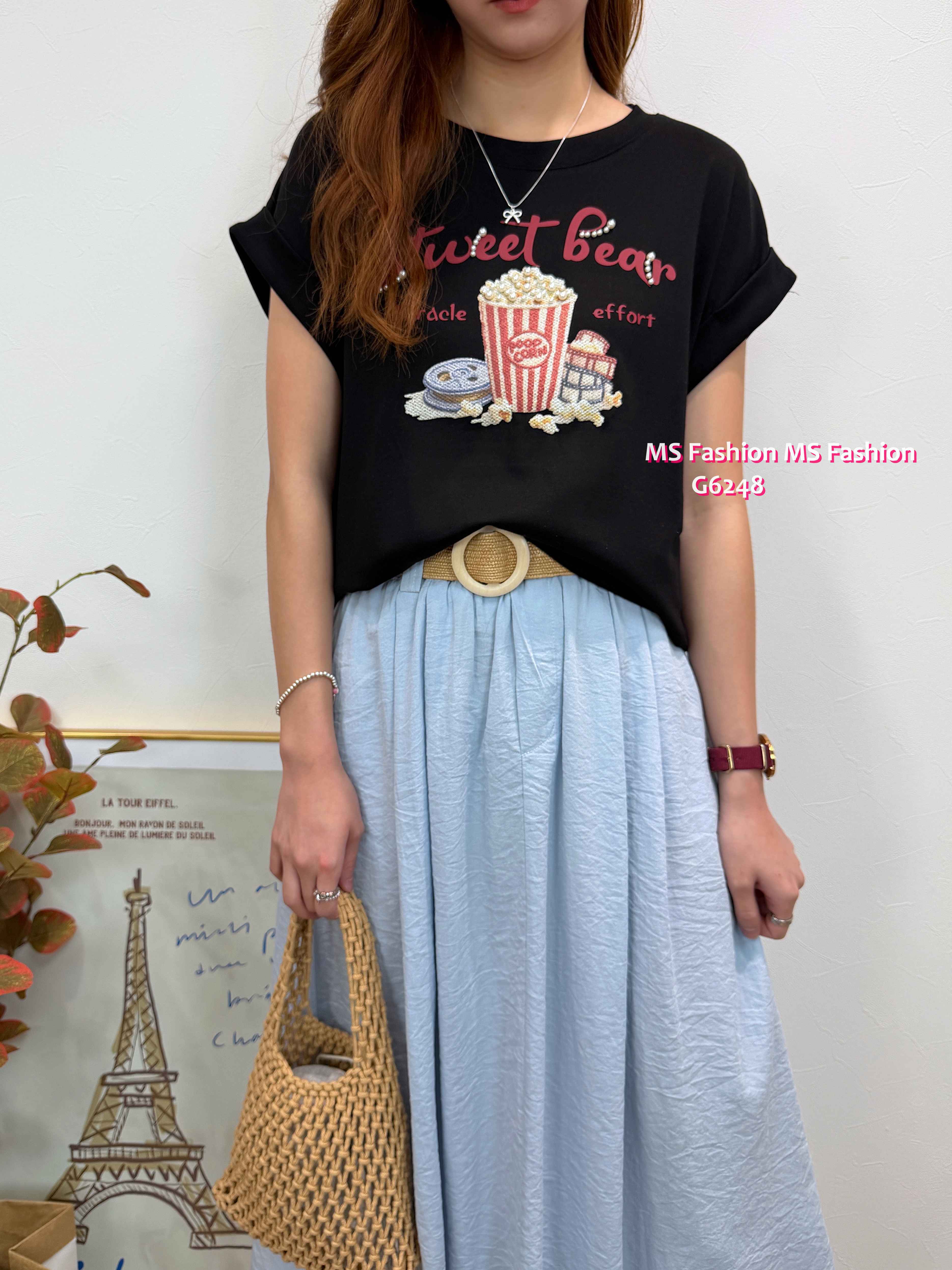 G6248/G6249/G6250 韓國🇰🇷靚print tee