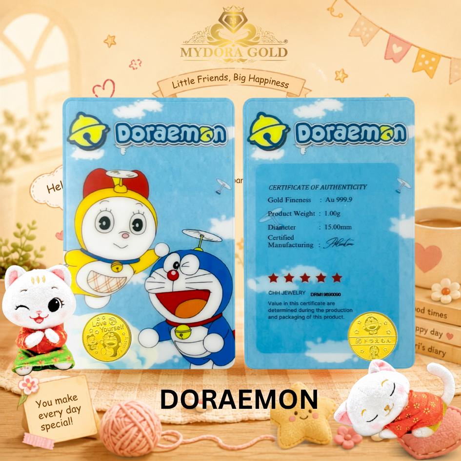 MYDORA 999.9 Gold Bar 1G AURI Friends Collection