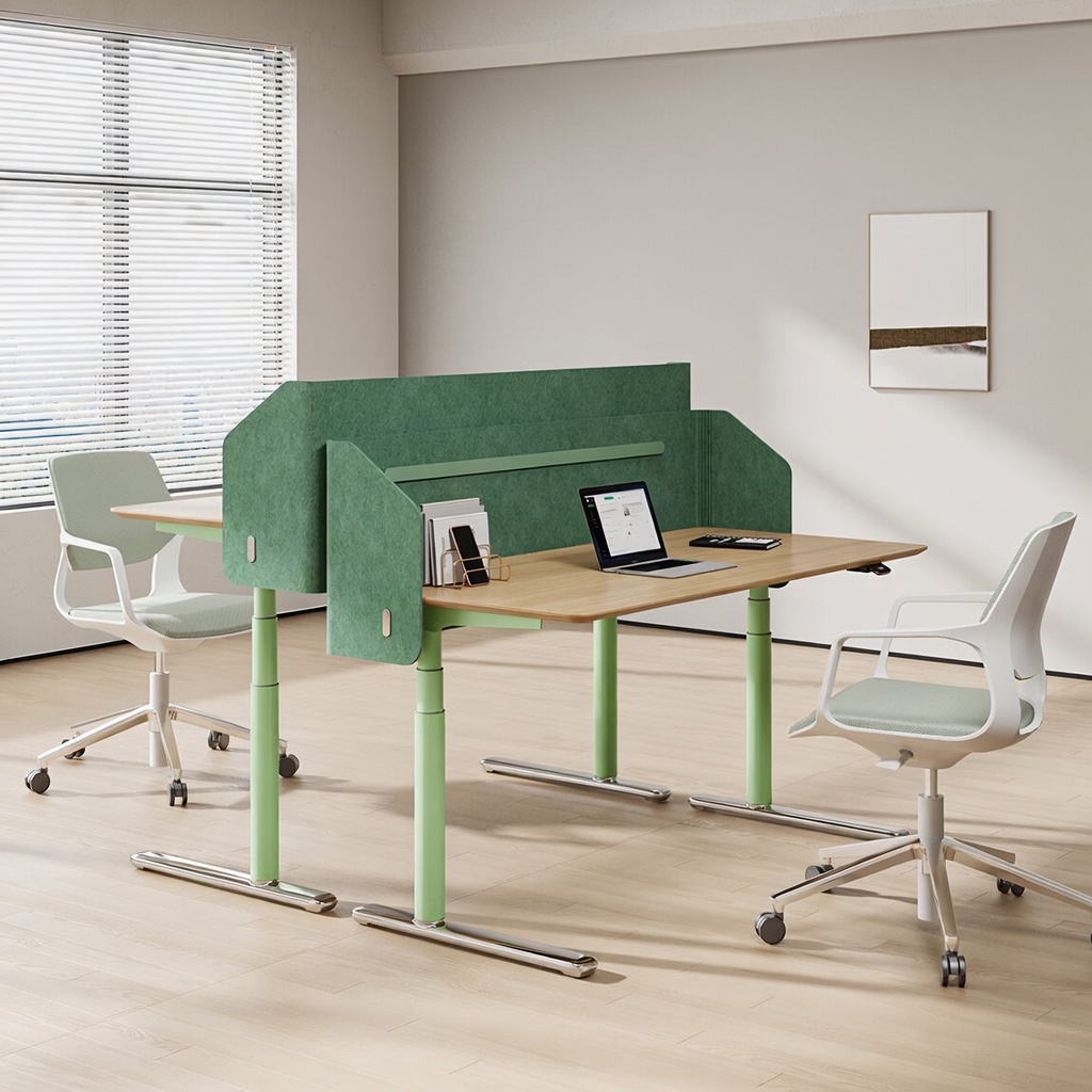 Karen Dual Motors Electric Standing Desk - Round Column