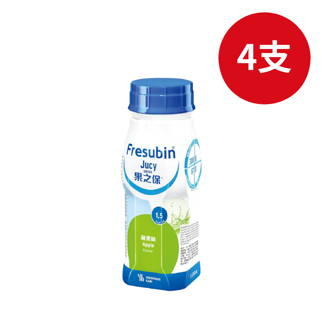 【愛心會員限定】FRESENIUS KABI 果之保 高能量果味營養品 蘋果味 (到期日：2026年5月31日)
