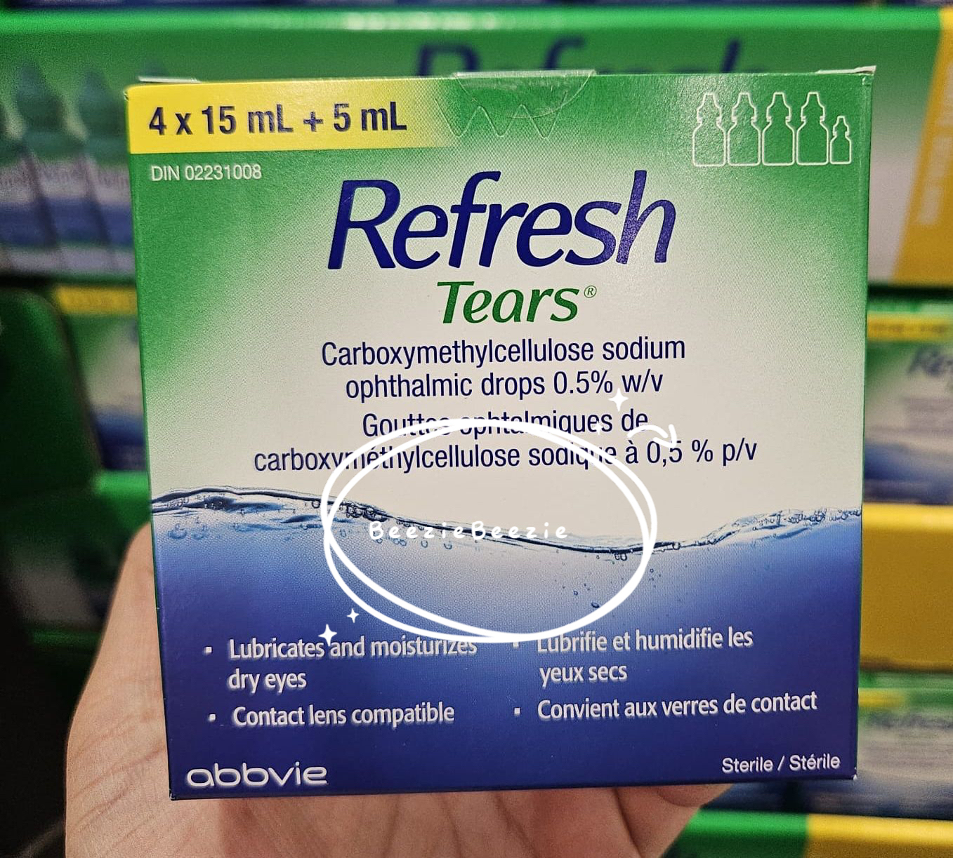 (預購 - 2月27號截單) Refresh Tears 眼藥水 (4 x 15ml + 5ml)