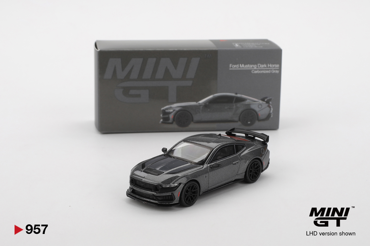Mini GT 1/64 Ford Mustang Dark Horse 2024 Carbonized Gray - MGT00957-R 