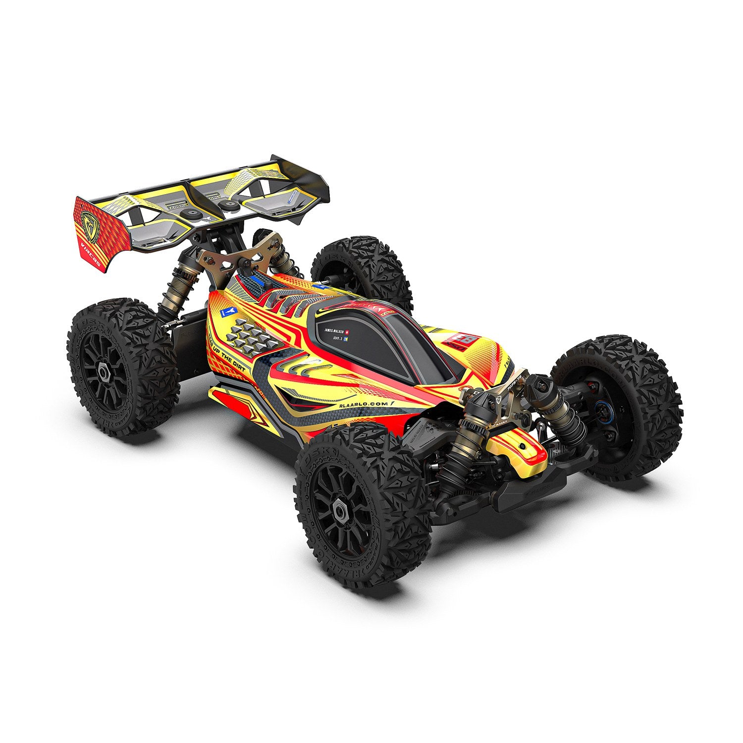 全新 雷拉洛 RLAARLO 1:8 龍鱗騎士 DSK 競速越野車 | 4WD 驅動 | 4274-2050KV 無刷馬達 | 180A 無刷電變 | 並支援最高 6S 電池  | 碳纖維版本
